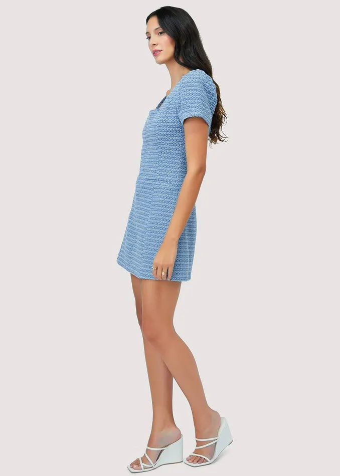 Meridian Mini Dress Blue Women Lost Wander Dresses