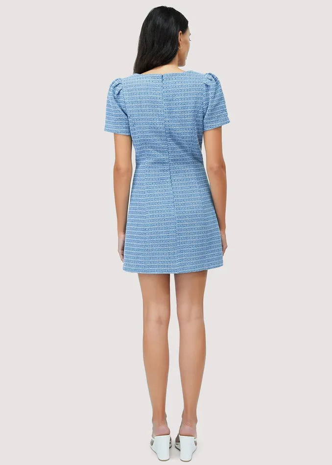 Meridian Mini Dress Blue Women Lost Wander Dresses
