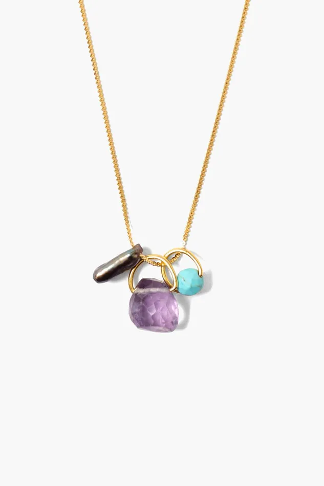 Meridian Necklace Amethyst Mix Women Chan Luu Necklaces