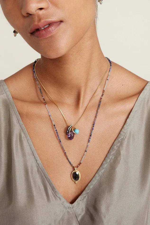 Meridian Necklace Amethyst Mix Women Chan Luu Necklaces