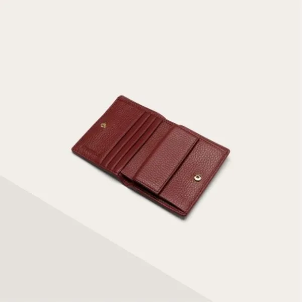 Metallic Soft Brandy Women Coccinelle Wallets and Small Leather Goods