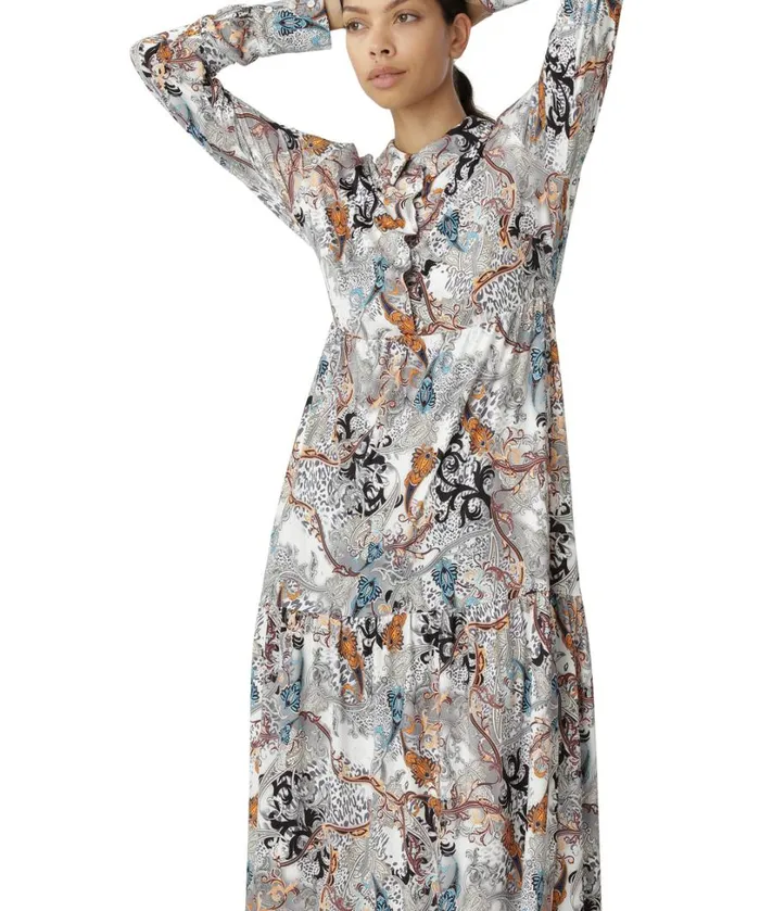 Midi Dress 8211 White Clothing Ilse Jacobsen Dresses Short