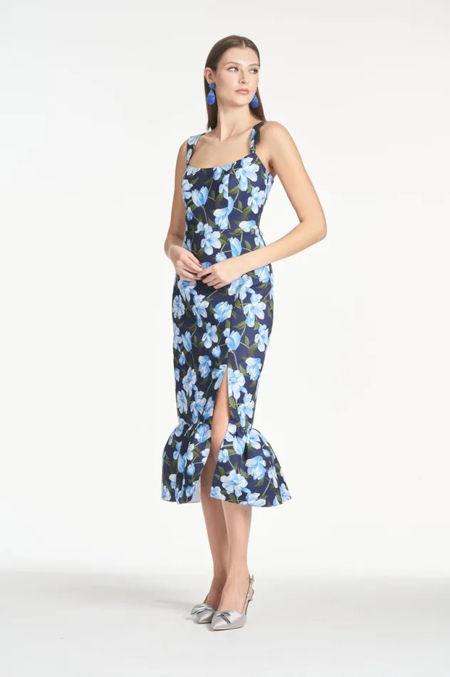 Midi Women Sachin and Babi Laura Dress 8211 Ocean Blue Magnolia