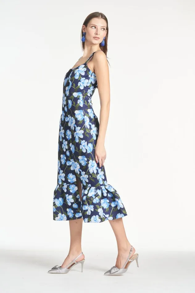 Midi Women Sachin and Babi Laura Dress 8211 Ocean Blue Magnolia