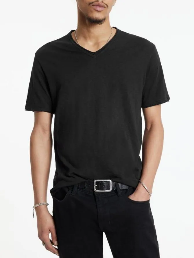 MILES VNECK Black Clothing John Varvatos TShirts