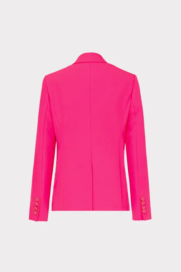 Milly Avery Cady Blazer Milly Pink Women Matching Sets