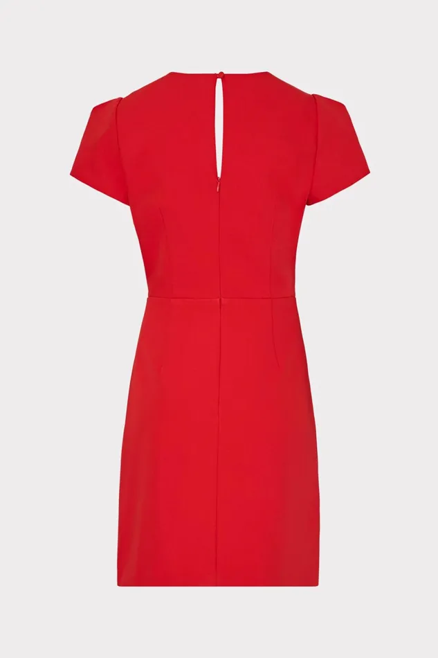 Milly Cady Atalie Dress Red Women Dresses
