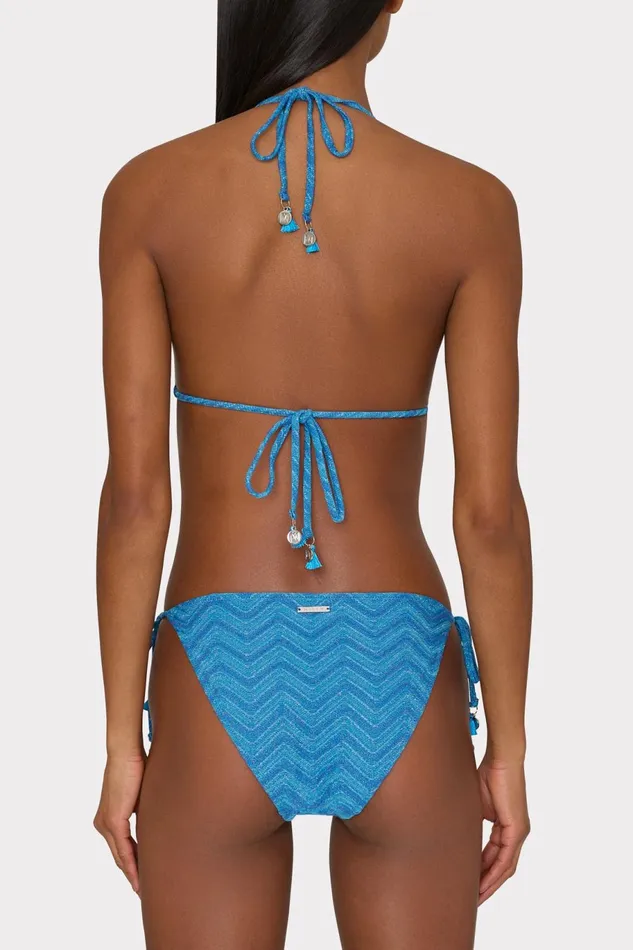 Milly Jacquard String Bikini Bottom Blue Multi Women Bikinis Milly Jacquard String Bikini Bottom Blue Multi Women Bikinis