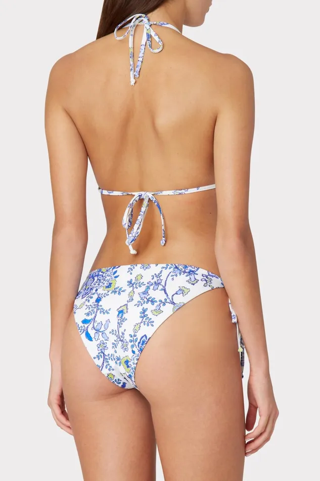 Milly Sketched Paisley Millie String Bikini Bottom Blue Multi Women Bikinis Milly Sketched Paisley Millie String Bikini Bottom Blue Multi Women Bikinis