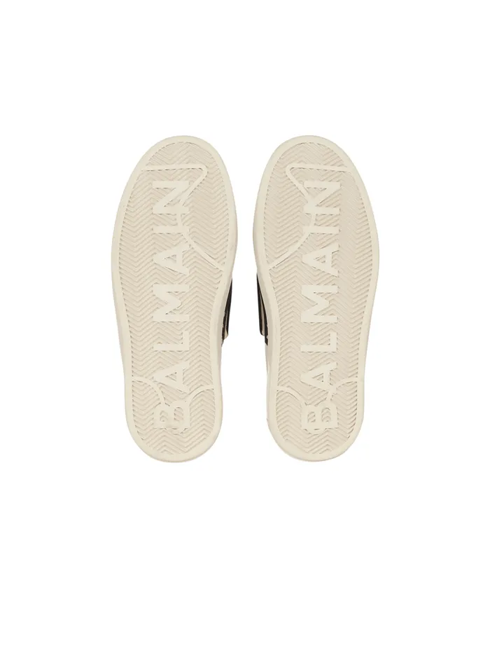 Monogram Jacquard BCourt Sneakers White Men Balmain Sneakers