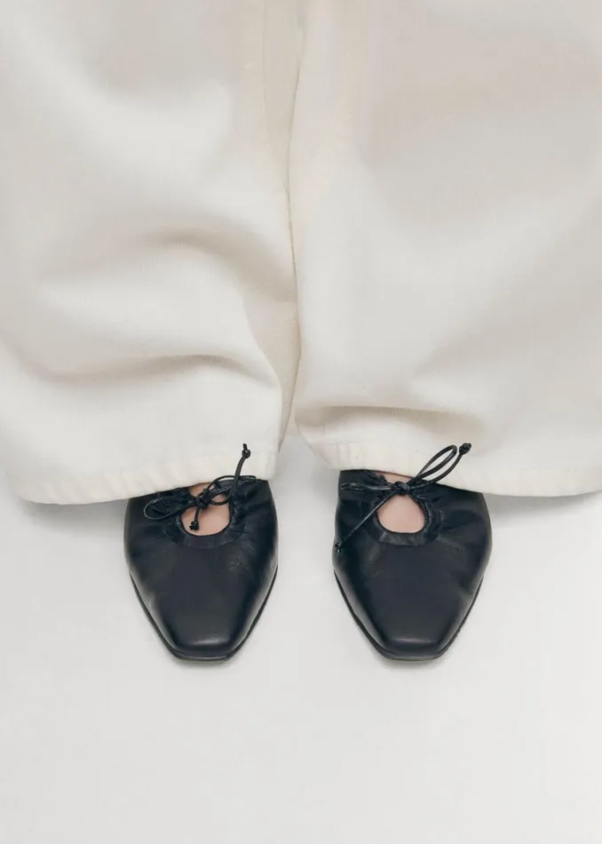 Mules Women ALOHAS Amar Black Leather Mules