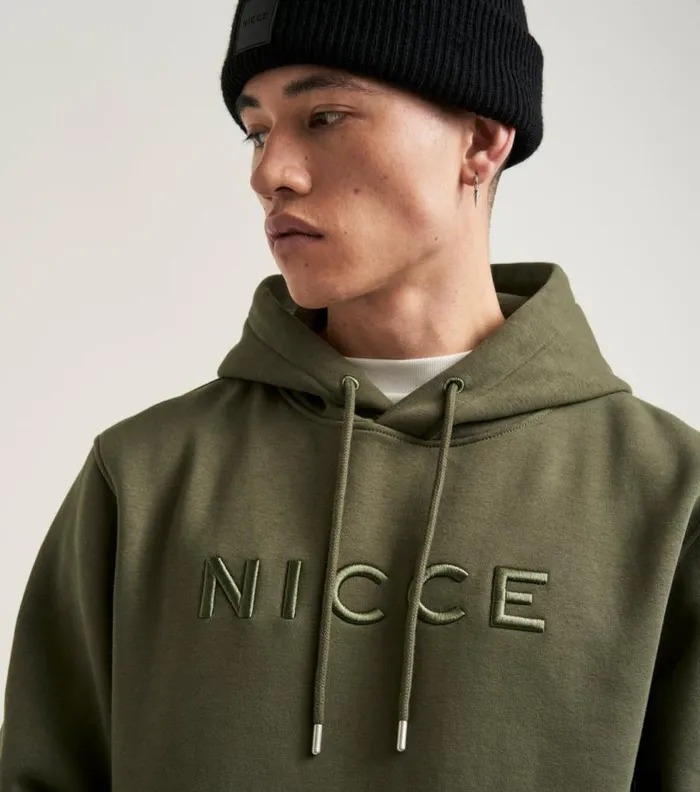 NICCE Hoodies and Sweatshirts Mens NICCE Mercury Hoodie Juniper Green
