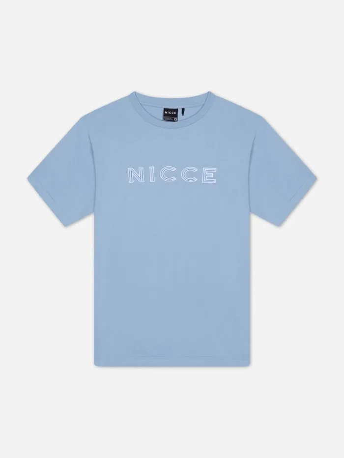 NICCE TShirts Mens NICCE Mercury Outline TShirt Blue