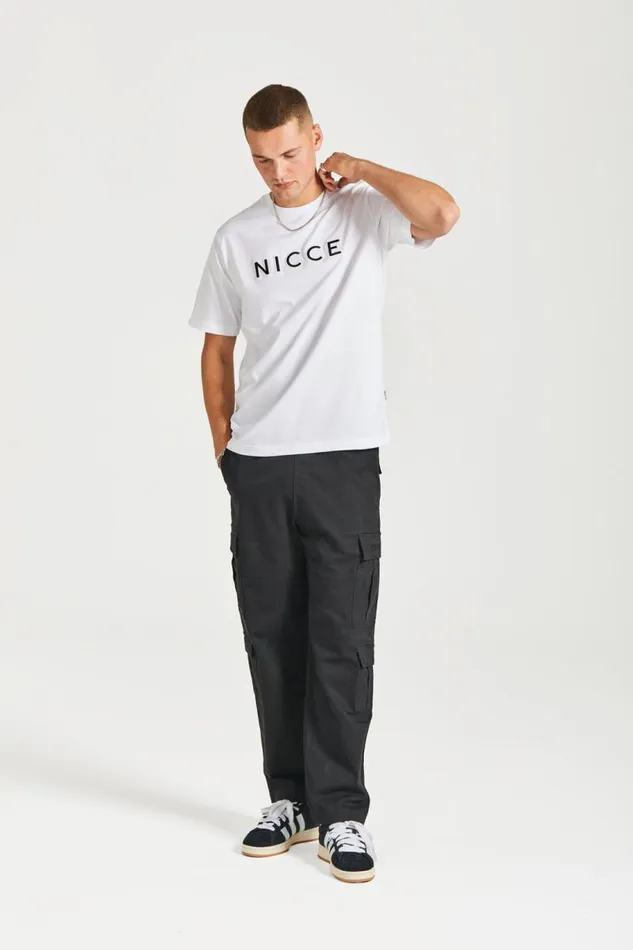 NICCE TShirts Mens NICCE Mercury Outline TShirt White
