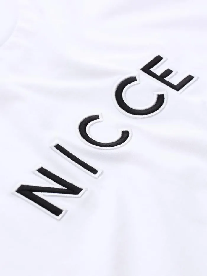 NICCE TShirts Mens NICCE Mercury Outline TShirt White