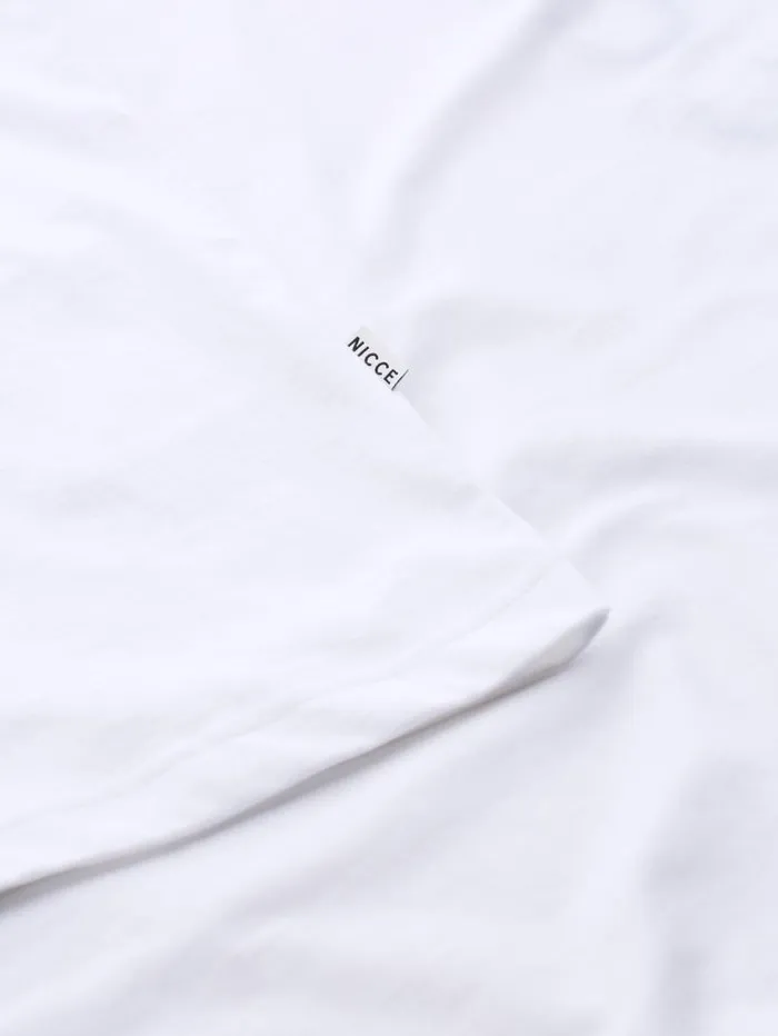 NICCE TShirts Mens NICCE Mercury Outline TShirt White