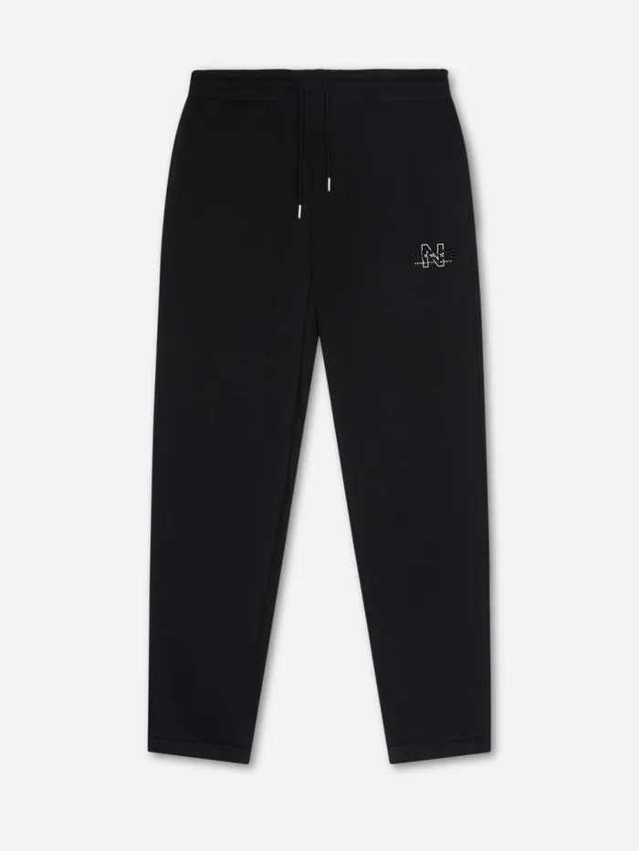NICCE Tracksuit Sets Mens NICCE Sect Graphic Hoodie and Jogger Tracksuit Set Black