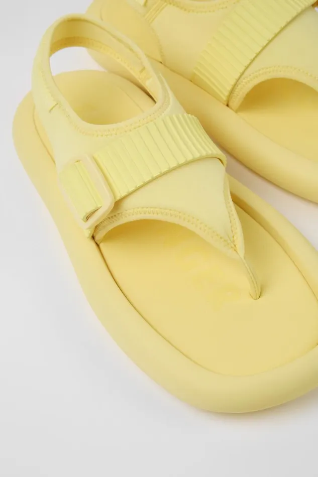 Non Leather Shoes Women Camper Camper X Ottolinger Yellow Sandals By Camper X Ottolinger