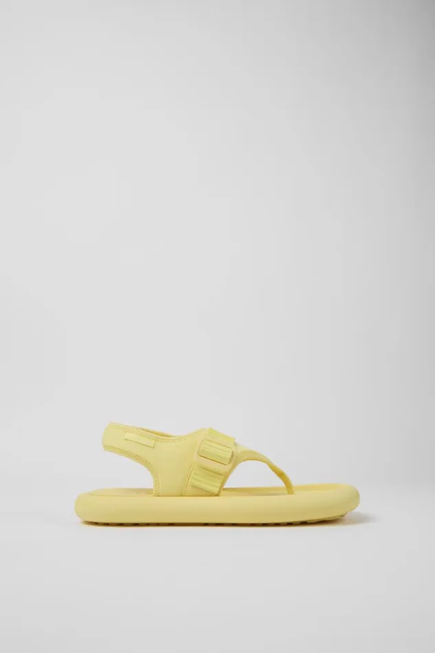 Non Leather Shoes Women Camper Camper X Ottolinger Yellow Sandals By Camper X Ottolinger