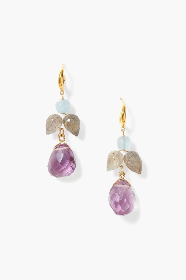 Ophelia Drop Earrings Amethyst Mix Women Chan Luu Earrings