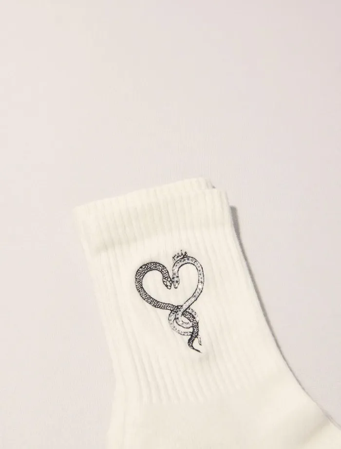 Other Accessories Women Maje Rhinestone Socks White