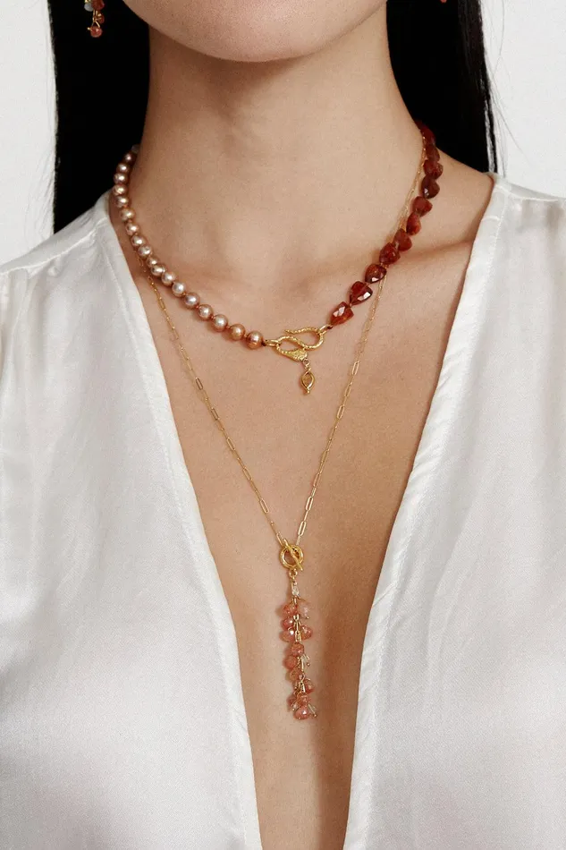 Pacifica Necklace Sunstone Mix Women Chan Luu Necklaces