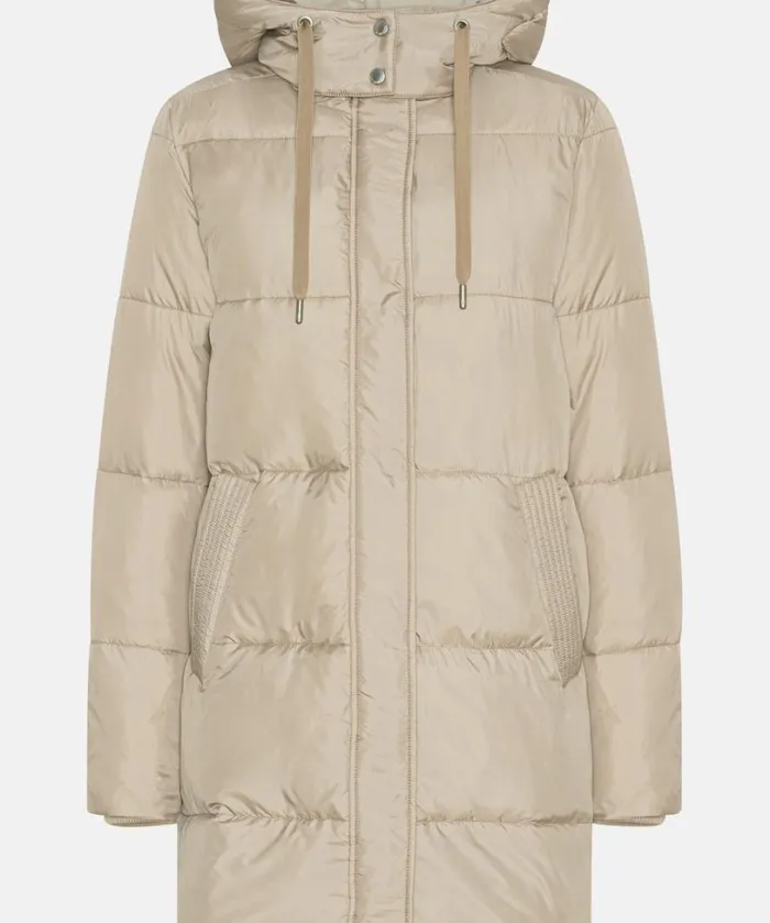 Padded Coat 8211 Cobblestone Outerwear Ilse Jacobsen All Jackets And Coats