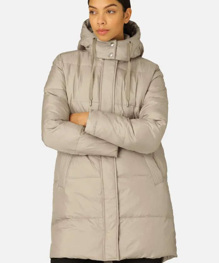 Padded Coat 8211 Cobblestone Outerwear Ilse Jacobsen All Jackets And Coats