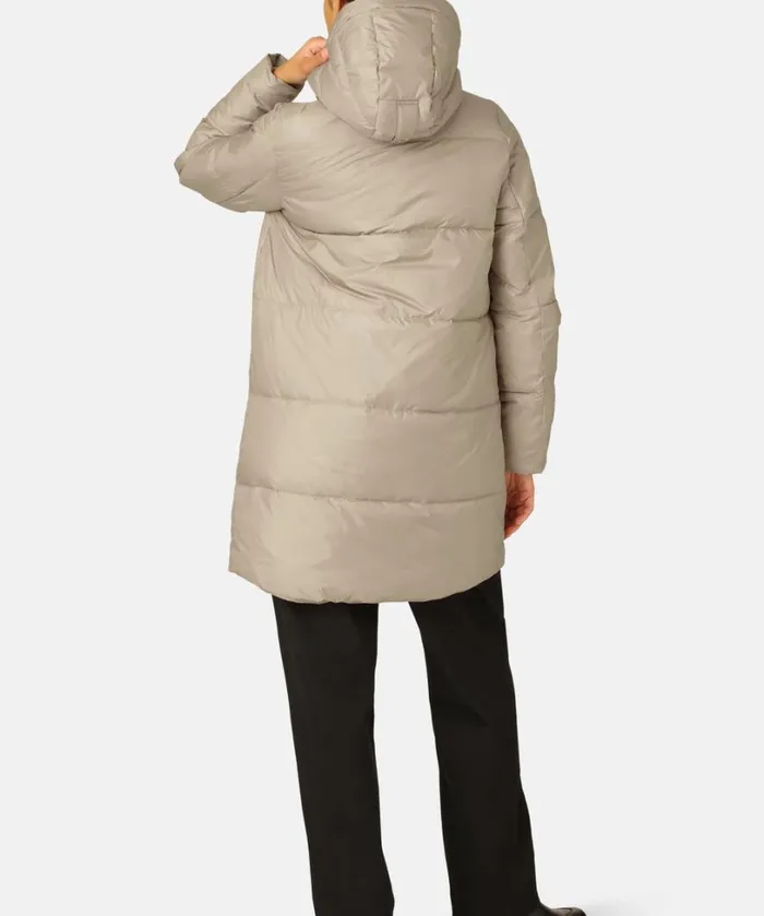 Padded Coat 8211 Cobblestone Outerwear Ilse Jacobsen All Jackets And Coats