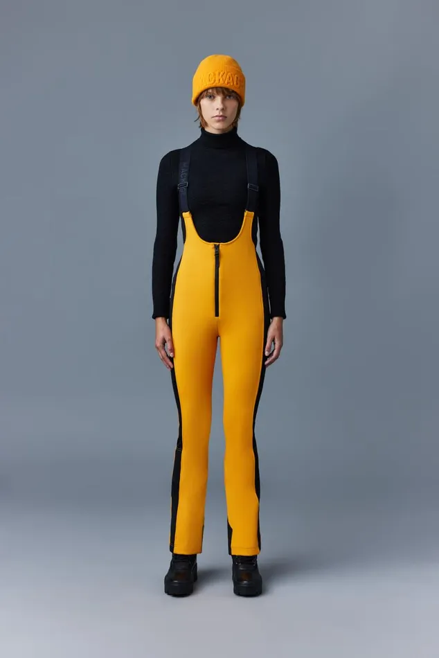 Pants Women Mackage GIA Agile360 Fitted Ski Pants With Suspenders Milkshake Pants Women Mackage GIA Agile360 Fitted Ski Pants With Suspenders Milkshake