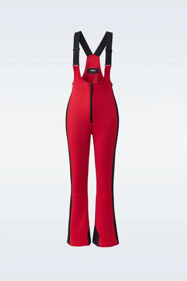 Pants Women Mackage GIA Agile360 Fitted Ski Pants With Suspenders Milkshake Pants Women Mackage GIA Agile360 Fitted Ski Pants With Suspenders Milkshake