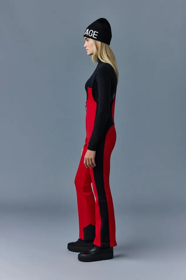 Pants Women Mackage GIA Agile360 Fitted Ski Pants With Suspenders Milkshake Pants Women Mackage GIA Agile360 Fitted Ski Pants With Suspenders Milkshake
