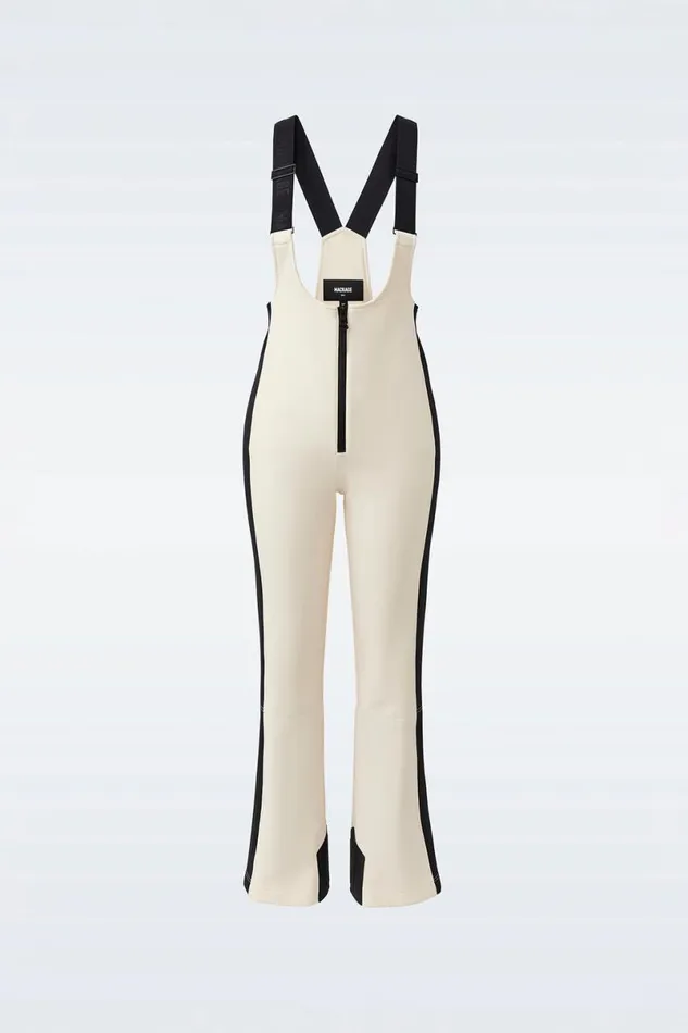 Pants Women Mackage GIA Agile360 Fitted Ski Pants With Suspenders Milkshake Pants Women Mackage GIA Agile360 Fitted Ski Pants With Suspenders Milkshake
