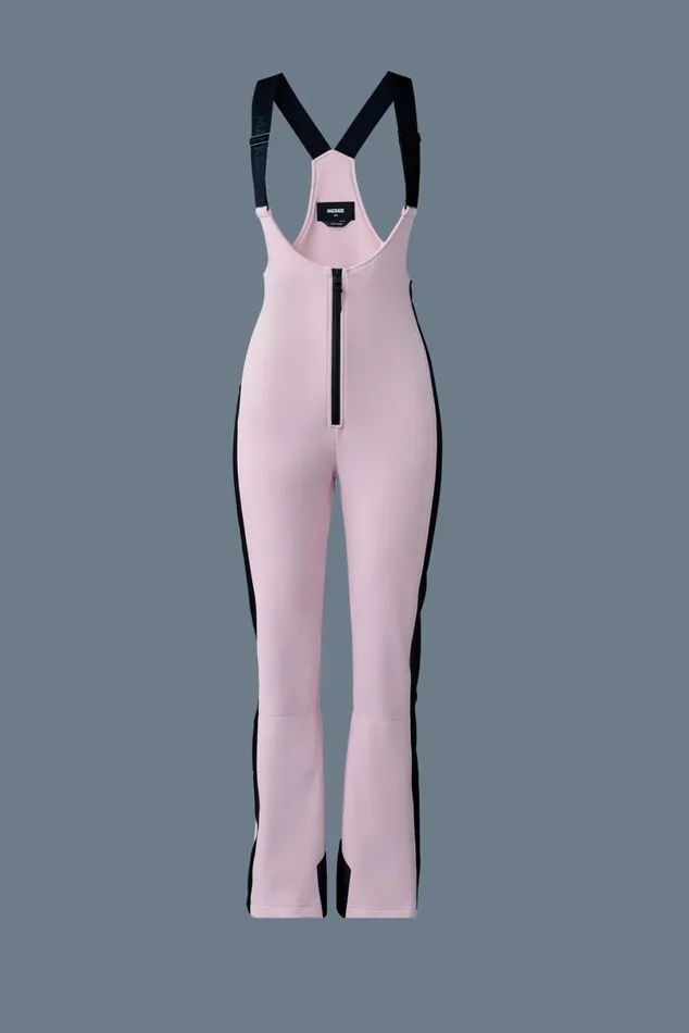 Pants Women Mackage GIA Agile360 Fitted Ski Pants With Suspenders Milkshake Pants Women Mackage GIA Agile360 Fitted Ski Pants With Suspenders Milkshake