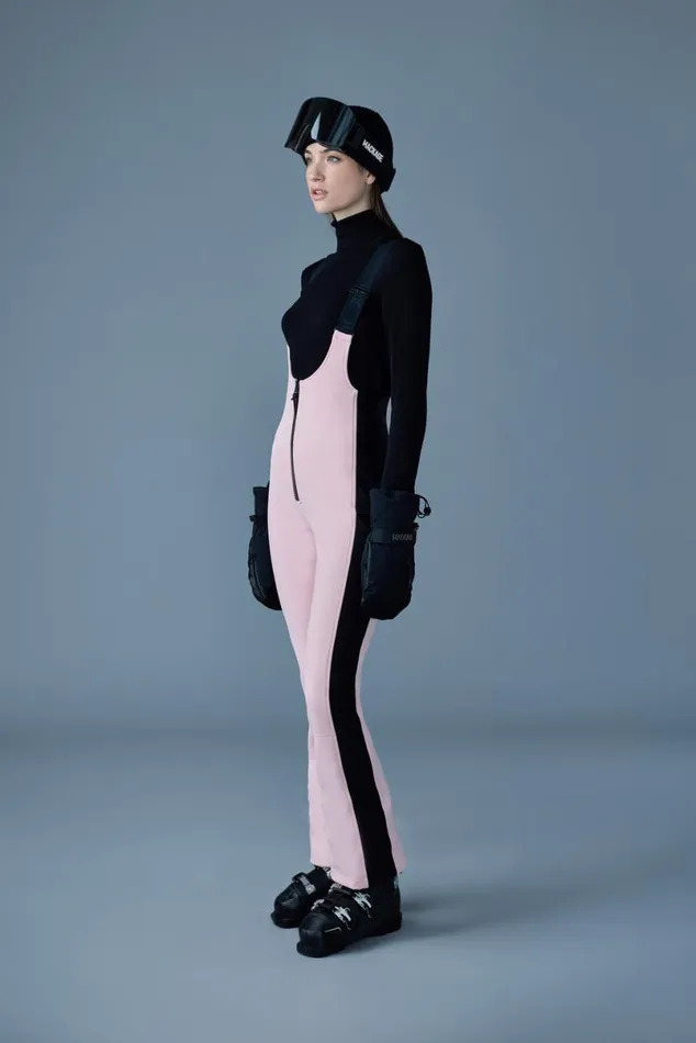 Pants Women Mackage GIA Agile360 Fitted Ski Pants With Suspenders Milkshake Pants Women Mackage GIA Agile360 Fitted Ski Pants With Suspenders Milkshake