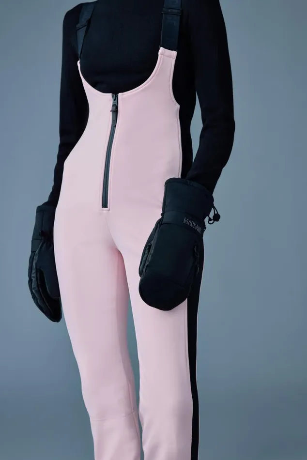 Pants Women Mackage GIA Agile360 Fitted Ski Pants With Suspenders Milkshake Pants Women Mackage GIA Agile360 Fitted Ski Pants With Suspenders Milkshake