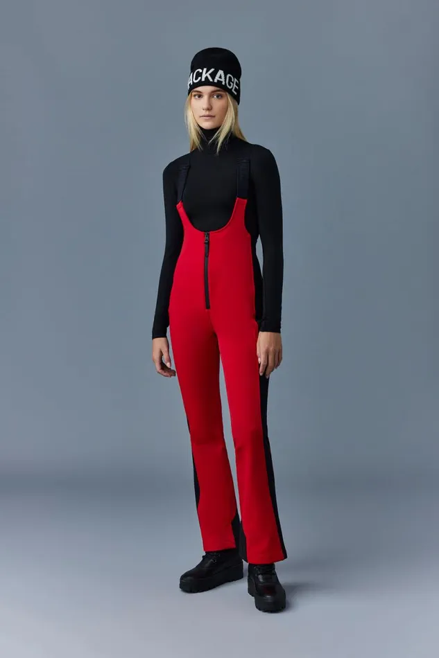 Pants Women Mackage GIA Agile360 Fitted Ski Pants With Suspenders Milkshake Pants Women Mackage GIA Agile360 Fitted Ski Pants With Suspenders Milkshake