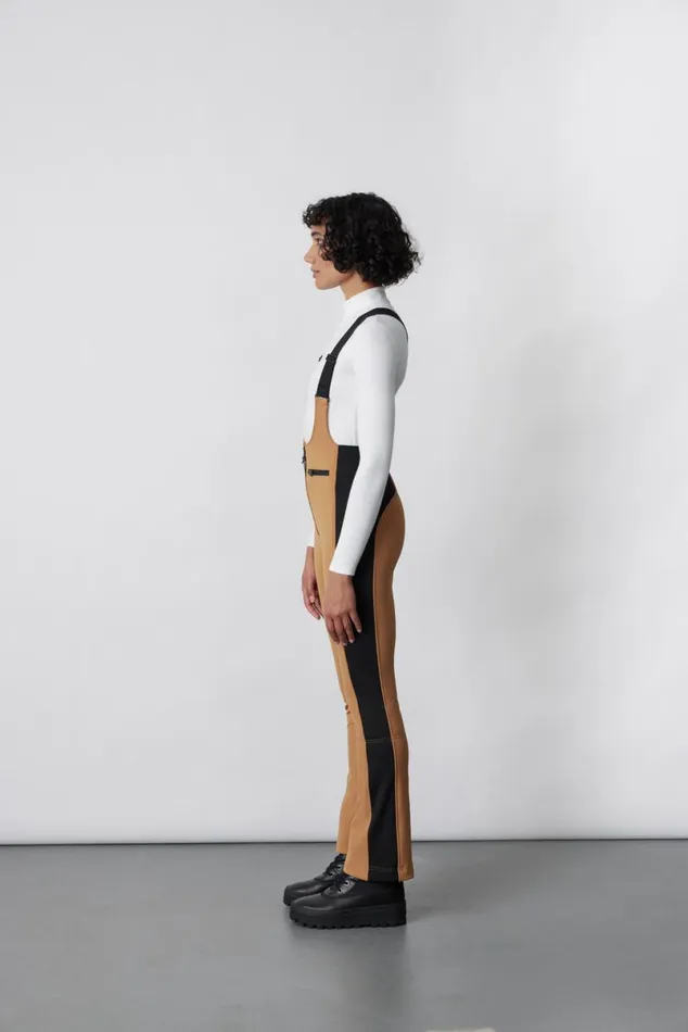Pants Women Mackage GIA Agile360 Fitted Ski Pants With Suspenders Milkshake Pants Women Mackage GIA Agile360 Fitted Ski Pants With Suspenders Milkshake
