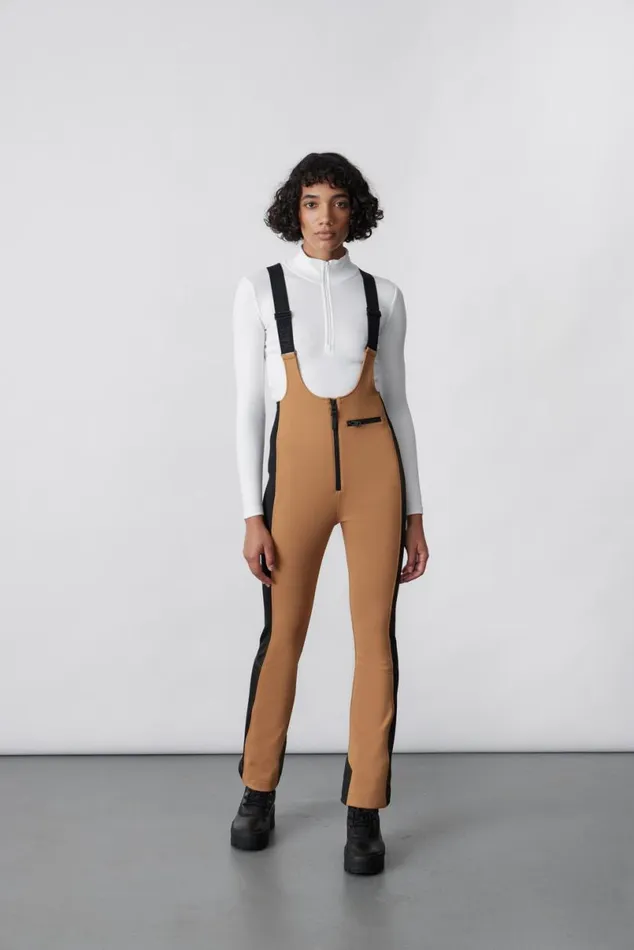 Pants Women Mackage GIA Agile360 Fitted Ski Pants With Suspenders Milkshake Pants Women Mackage GIA Agile360 Fitted Ski Pants With Suspenders Milkshake