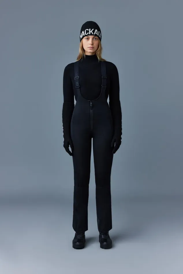 Pants Women Mackage GIA Agile360 Fitted Ski Pants With Suspenders Milkshake Pants Women Mackage GIA Agile360 Fitted Ski Pants With Suspenders Milkshake