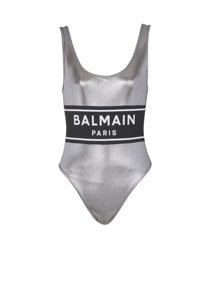 Paris Swimsuit Black Women Balmain Swimwear