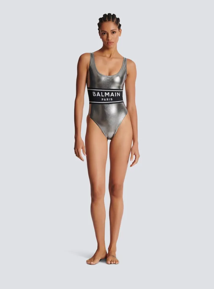 Paris Swimsuit Black Women Balmain Swimwear