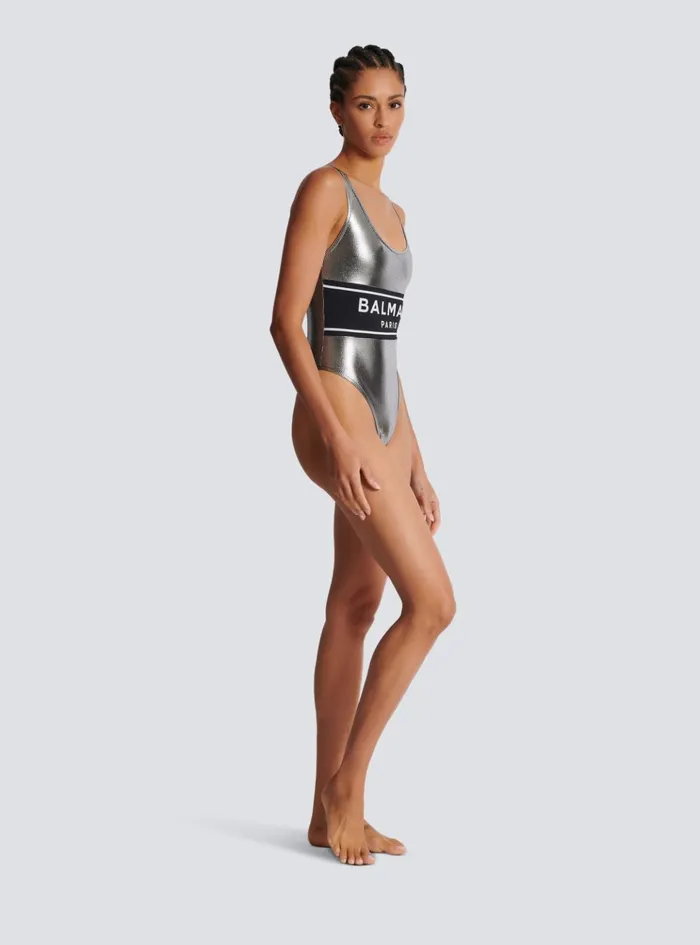 Paris Swimsuit Black Women Balmain Swimwear