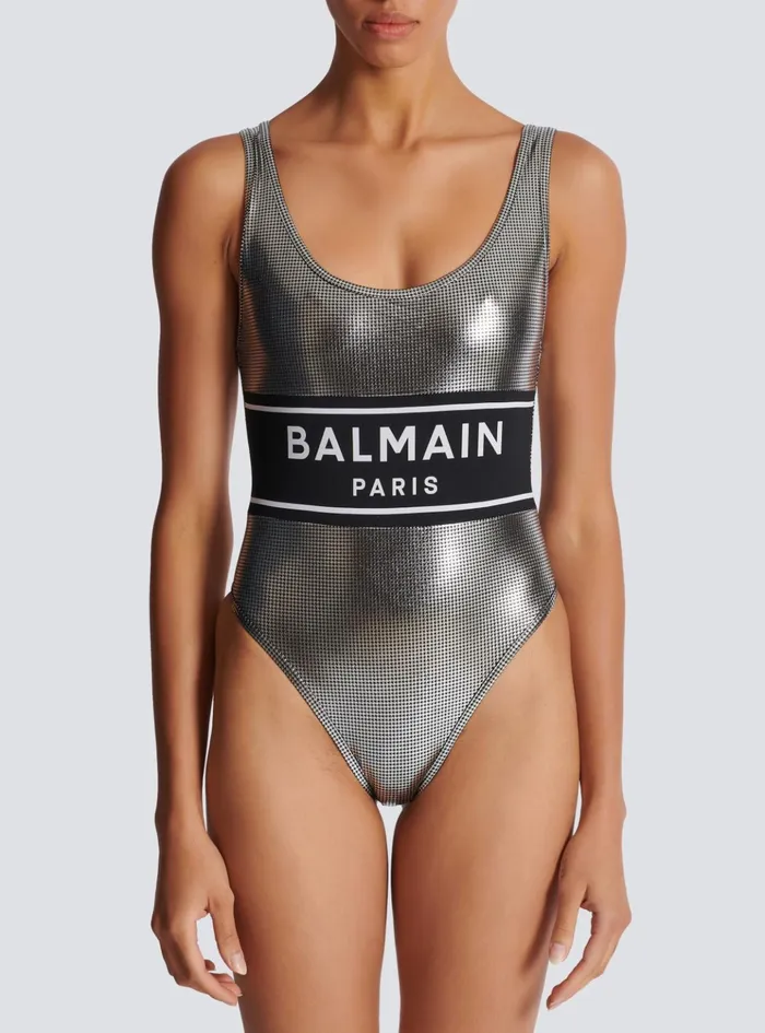 Paris Swimsuit Black Women Balmain Swimwear