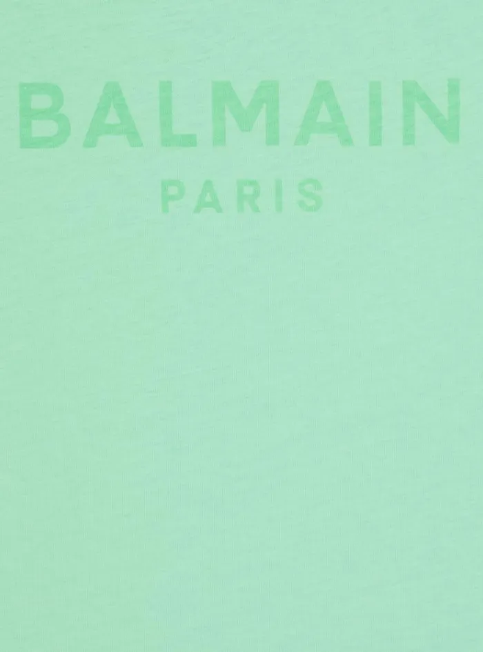 Paris Tank Top Green Kids Balmain
