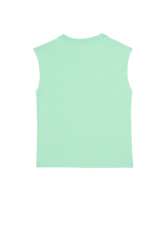 Paris Tank Top Green Kids Balmain