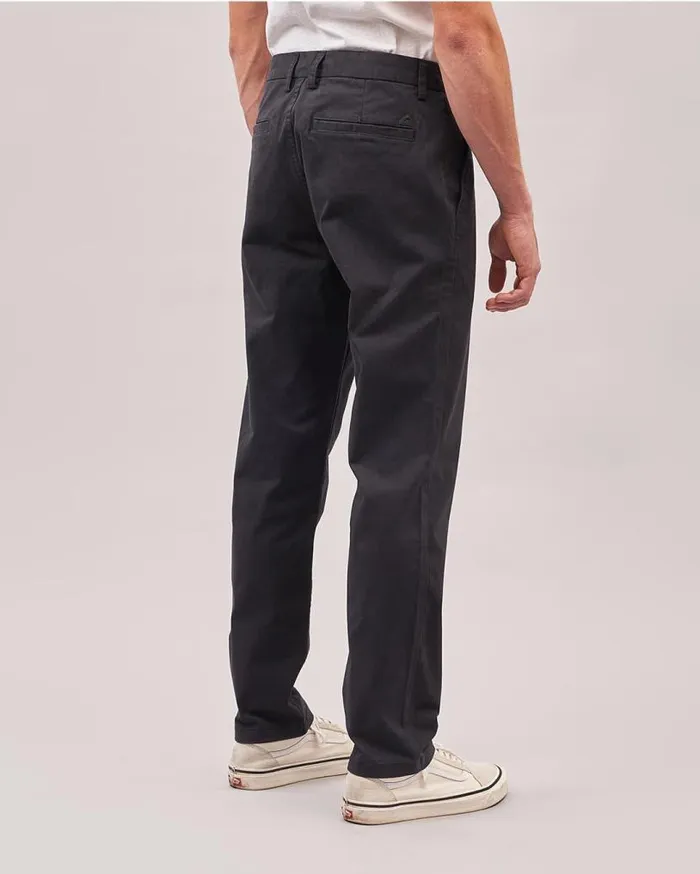 Passenger Clothing 365 Organic Cotton Trouser Faded Black Men Trousers