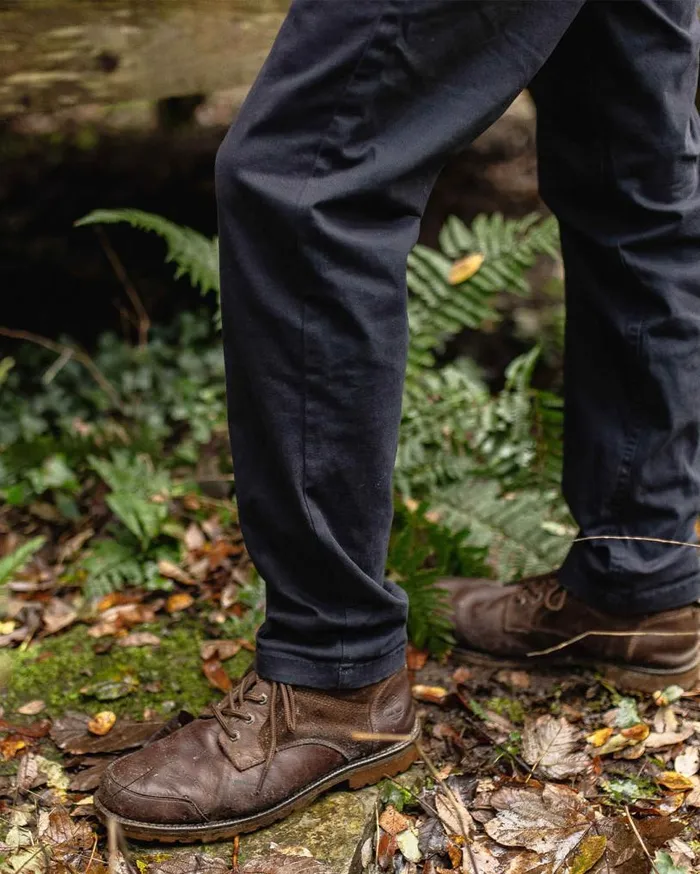 Passenger Clothing 365 Organic Cotton Trouser Faded Black Men Trousers
