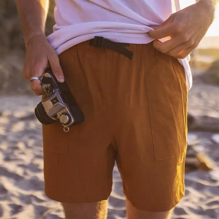 Passenger Clothing Adventure Organic All Purpose Short Glazed Ginger Men Shorts