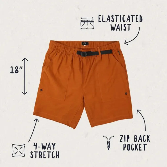 Passenger Clothing Adventure Organic All Purpose Short Glazed Ginger Men Shorts
